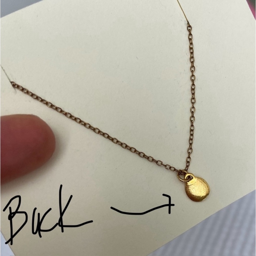 Gorjana Gold Necklace Arrow Sagittarius - 18k gold-plated 16.5" Shopbop Like New - Picture 7 of 9